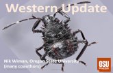 Western Update - NortheastIPM.org Resources/BMSB-IWG-Dec...Western Update Nik Wiman, ... Nursery Very wet CA coastal plains Important specialty crops. ... Slide Courtesy of Michelle