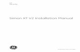 Simon XT V2 Installation Manual XT V2 Installation Manual 3 Standard panel Table 2 below describes the basic panel (out-of-box) hardware capabilities for the Simon XT 600-1054-95R-V2