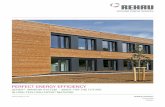 PERFECT ENERGY EFFICIENCY - Rehau Perfect energy efficiency ... in GENEO® the self reinforced frames are just ... of additional reinforcement box sections to meet the wind loading
