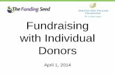 Fundraising with Individual Donors - Greater New … are the pros and cons of raising money from individual donors? Source: GivingUSA 2013 Highlights ( What things do you need to have