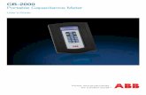Portable Capacitance Meter - ABB Group · 2 Portable Capacitance Meter CB-2000 — User´s Guide | ABB Power Capacitors Liability disclaimer ... CB-2000 software 2.1 Installation