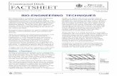 Bio-Engineering Techniques - gov.bc.ca · BIO-ENGINEERING TECHNIQUES . Bio-engineering is a technique for bank stabilization that incorporations the use of vegetation and ... this