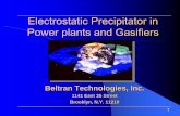 Electrostatic Precipitator in Power plants and Gasifiers - … · Electrostatic Precipitator in Power plants and Gasifiers ... Wet Electrostatic Precipitator Design Comparison ...