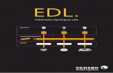 EDL. - vadsbo.net · EDL. Enkel DALI-styrning av LED push DOT motion DOT scene DOT LCC60MCM LCC60MCM LCC60MCM Dali BUS Styrenheter Strömförsörjning DALI-bus Styrdon