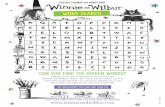 can you find the hidden words? - Oxford Owl · can you find the hidden words? ... broomstick, cat, flying, magic, spell, wand, wilbur, winnie, winter, witch valerie thomas and Korky