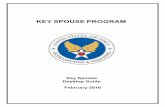 KEY SPOUSE PROGRAM - WordPress.com Spouse Program KS Desktop Guide Page 1 INTRODUCTION Welcome to the Air Force Key Spouse Program (KSP).