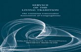 Service of the Living tradition - UUA.org · Madelyn E. Campbell Sarah Elizabeth Lenzi Sarah C. Richards ... Leslie Becknell Marx Jill Ardith Cowie ... The annual Service of the Living