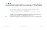 AN4099 Application note - Home - STMicroelectronics 2016 DocID023110 Rev 3 1/38 1 AN4099 Application note Implementation of transmitters and receivers for infrared remote control protocols