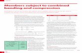 Members subject to combined bending and compression€¦ · revised Eurocode is published. ... Steel building design: Concise Eurocodes (P362) c SCI, 2017 2 Manual for the design