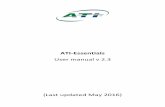 ATI-Essentials - ATI Aquaristikatiaquaristik.com/.../2089/03/User-manual-ATI-Essentials-v2.3_eng.pdf · 4 Ingredientsof ATI Essentials The ATI Essentials # 1 includes various carbonate