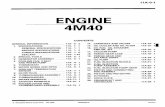 ENGINE Workshop Manual 4M4 (W-E) - Nyhetsartiklarl200.se/e107_files/downloads/L200_ENGINE_4M40.pdf2.8 (0.110) 0.2 (0.0078) NOTE *1: Except from 2001Model ... Crankshaft End play Main