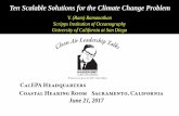 Ten scalable solutions for the climate change problemRam) Ramanathan. Scripps Institution of Oceanography. University of California at San Diego. Ten Scalable Solutions for the Climate