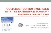Cultural Tourism synergies with the Experience economy ... · CULTURAL TOURISM SYNERGIES WITH THE EXPERIENCE ... water transport Service activities incidental to ... with the Experience