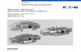 Vickers Directional Controls Remote Operator …pub/@eaton/@hyd/documents/content/...Remote Operator Directional Control Valves ... dimensions remain as shown for design numbers 10