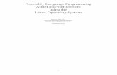Assembly Language Programming Atmel Microprocessors using ...phiscock/papers/atmel-processors.pdf · Assembly Language Programming Atmel Microprocessors using the Linux Operating