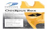 Oedipus Rex - The Kingfisher Theater  Rex by Sophocles ... loved leader of Thebes, King Oedipus, ... See more at:  johnstoi/. We thank him for