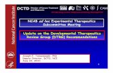 DCTD Division of Cancer Treatment and Diagnosis · DCTD Division of Cancer Treatment and Diagnosis ... the laboratory to IND status. ... DCTDDivision of Cancer Treatment and Diagnosis