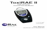 ToxiRAE II PGM-1100 Series Personal Toxic Gas Monitor€¦ · ToxiRAE II PGM-1100 Series Personal Toxic Gas Monitor User Manual 045-4003-001, Rev A December 2012