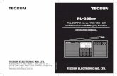 PL-398MP PLL DSP FM stereo / SW / MW / LW · OPERATION MANUAL PLL DSP FM stereo / SW / MW / LW ... 55 Hoi Yuen Road, Kwun Tong, Kowloon, Hong Kong. E-mail: tecsun@on-nets.com ...