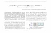 Fully Programmable Memory BIST for Commodity DRAMssoc.yonsei.ac.kr/Abstract/International_journal/pdf/130_Fully... · various types of test algorithms for the mass production ...