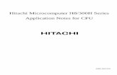 Hitachi Microcomputer H8/300H Series Application Notes … · 1.1 Introduction ... 2.5.1 BSET, BCLR, BNOT, BTST, BLD, BILD, BST, BIST, ... The H8/300H CPU is composed of sixteen 8-bit