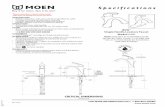 Specifications - Moen (376mm) OPEN POSITION 2-1/2 ... EVA ™ Single-Handle ... FOR MORE INFORMATION CALL: 1-800-BUY-MOEN Rev. 8/15  There is more than 1 …