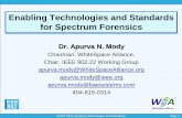 Enabling Technologies and Standards for Spectrum … 2016, Enabling Technologies and Standards Page 3 EEE 802 IEEE 802.22 Standard –Wireless Regional Area Networks: Cognitive Radio