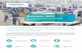 Siemens WKC€¦ · Siemens WKC is the European market leader in control cabinet construction for machine tools and manufactu - ... pre-commissioning support and worldwide delivery.