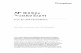 AP Biology Practice Exam - Welcome to Ms. Ferrari's ...ferrariclassroom.weebly.com/uploads/2/3/3/1/23317444/ap...30 Biology Carefully remove the AP Exam label found near the top left