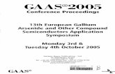 GAAS®2005 - Willkommen — Verbundzentrale des GBV ·  · 2008-02-15Wideband Characterization and Simulation of Advanced MOS Devices for RF ... Massimo Claudio Comparini;' Peregrine