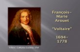 Voltaire , Catherine Lusurier, 1718test.lssc.edu/faculty/kristen_a_chancey/Shared Documents/LIT 2120... · A picaresque novel is centered around the adventures of a picaro, or central