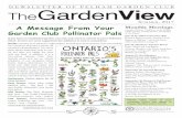 The Garden Vie garden view .pdf · The. Garden. View. S. ummer, 2017 ... chair, place setting and a dish to share. Weather permitting. August 21, ... Photo by Sandra Cruzo