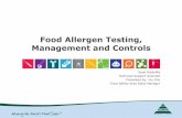 Food Allergen Testing, Management and Controls - fafp.net · Food Allergen Testing, Management and Controls ... Existing HACCP Plans into an All-Encompassing Food ... Enzyme-linked