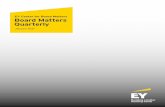 Board Matters Quarterly - January 2017 - Ernst & YoungFILE/EY-board-matters-quarterly-january-2017.pdf · Board Matters Quarterly | January 20175 Board and executive compensation