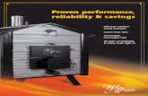 Proven performance, reliability & savings - WoodMaster€¦ · Proven performance, reliability & savings Efﬁ cient outdoor wood furnaces Lower heat bills Affordable, renewable fuel