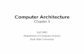 Computer Architecture Instruction Set Architecturejin/teaching/ComputerArchitecture/jin-chapter5.pdfComputer Architecture Chapter 5 ... – use the program counter ... • All instructions