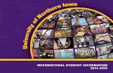 INTERNATIONAL STUDENT INFORMATION - … AFTER UNI 3 ... INTERNATIONAL STUDENT SUPPORT & CONTACTS 12 ... career, and many of our graduates rise to leadership