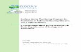 Surface Water Monitoring Program for Pesticides in Salmonid-Bearing Streams… ·  · 2017-06-01Surface Water Monitoring Program for . Pesticides in Salmonid-Bearing Streams, ...