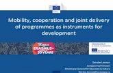 Mobility, cooperation and joint delivery of programmes as ... · Mobility, cooperation and joint delivery of programmes as instruments for development ... entrepreneurial