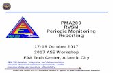 PMA209 RVSM Periodic Monitoring Reporting Public Release 2017-872 Distribution Statement A – Approved for public release; distribution is unlimited PMA209 RVSM Periodic Monitoring