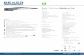 Luci Series Ambiente - Bever Innovations · 14211 Pole adaptor for Luci Series Ambiente ... IEC 60598-2-3 +A1:2011 ... Luminaires for road and street lighting IEC 62471:2008 Photobiological
