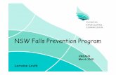 1 Morning LLovitt NSWFallsProgram - NeuRAfallsnetwork.neura.edu.au/wp-content/uploads/2014/02/hne-lovitt.pdf · to inform Consistent Practice in Community Settings (Qld, NSW, Victoria,