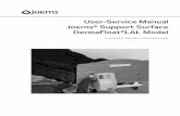 User-Service Manual Joerns® Support Surface …joerns.com/user_area/spec_sheets/JHC_ DermaFloat LAL...The DermaFloat LAL provides distribution of weight over a wide surface area,