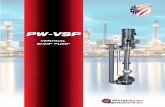 PW-VSP - Pumpworks€¦ · Price | Delivery | Quality GET ALL 3 3 PW-VSP VERTICAL SUMP PUMP HYDRAULIC PERFORMANCE COVERAGE Visit our web site at  and ...