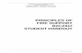 PRINCIPLES OF FIRE SUPPORT B2C2437 STUDENT … Principles of... · PRINCIPLES OF . FIRE SUPPORT . B2C2437 . ... the three types of terminal control used to employ close air support