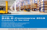 ibi-Forum B2B-E-Commerce 2018 (15.5.2018) .Themen des Forums Multikanal-Strategie im B2B-E-Commerce