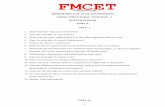 FMCETfmcet.in/CIVIL/CE6501(R-13)_qb.pdf · moment „M‟ at free end using the principle of virtual work? ... and indeterminate ... strain energy method and unit load method in ...