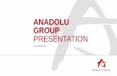 ANADOLU GROUP PRESENTATION · Agriculture –Anadolu Etap DECEMBER 2016 7 farms 25,000 da land 175,000 tons fruit processed in 4 production plants in 2016 ... 30 ANADOLU GROUP PRESENTATION