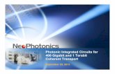 Photonic Integrated Circuits for 400 Gigabitand 1 Terabit ... · September 25, 2013 Photonic Integrated Circuits for 400 Gigabitand 1 Terabit Coherent Transport