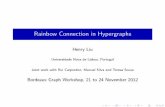 Rainbow Connection in Hypergraphs - cantab.net rc hypergraphs slides.pdf · Rainbow Connection in Hypergraphs Henry Liu Universidade Nova de Lisboa, Portugal Joint work with Rui Carpentier,